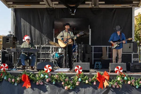 Retro Gringos live at an outdoor show